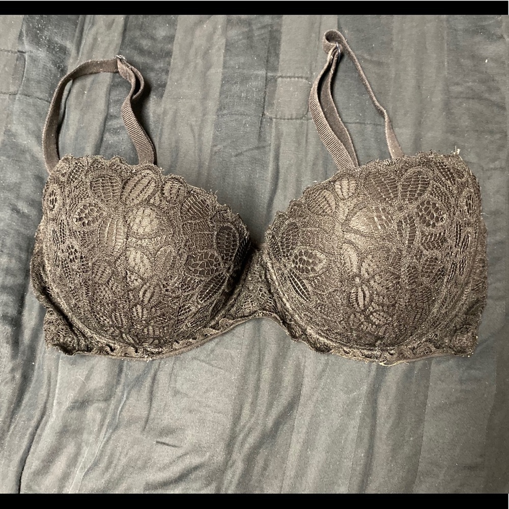 Lace Black Push Up Bra